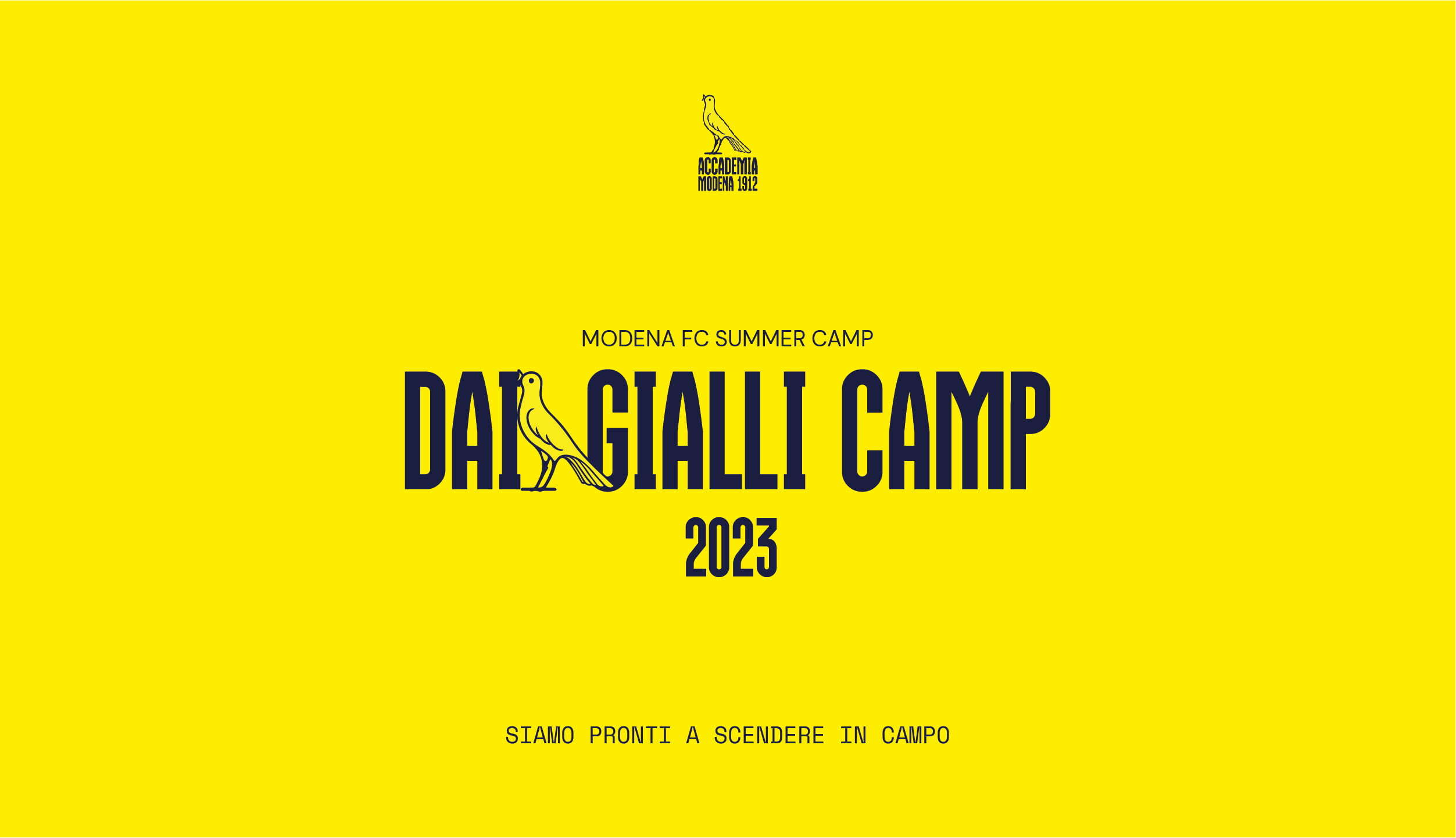 DAI GIALLI CAMP 2023: SI PARTE